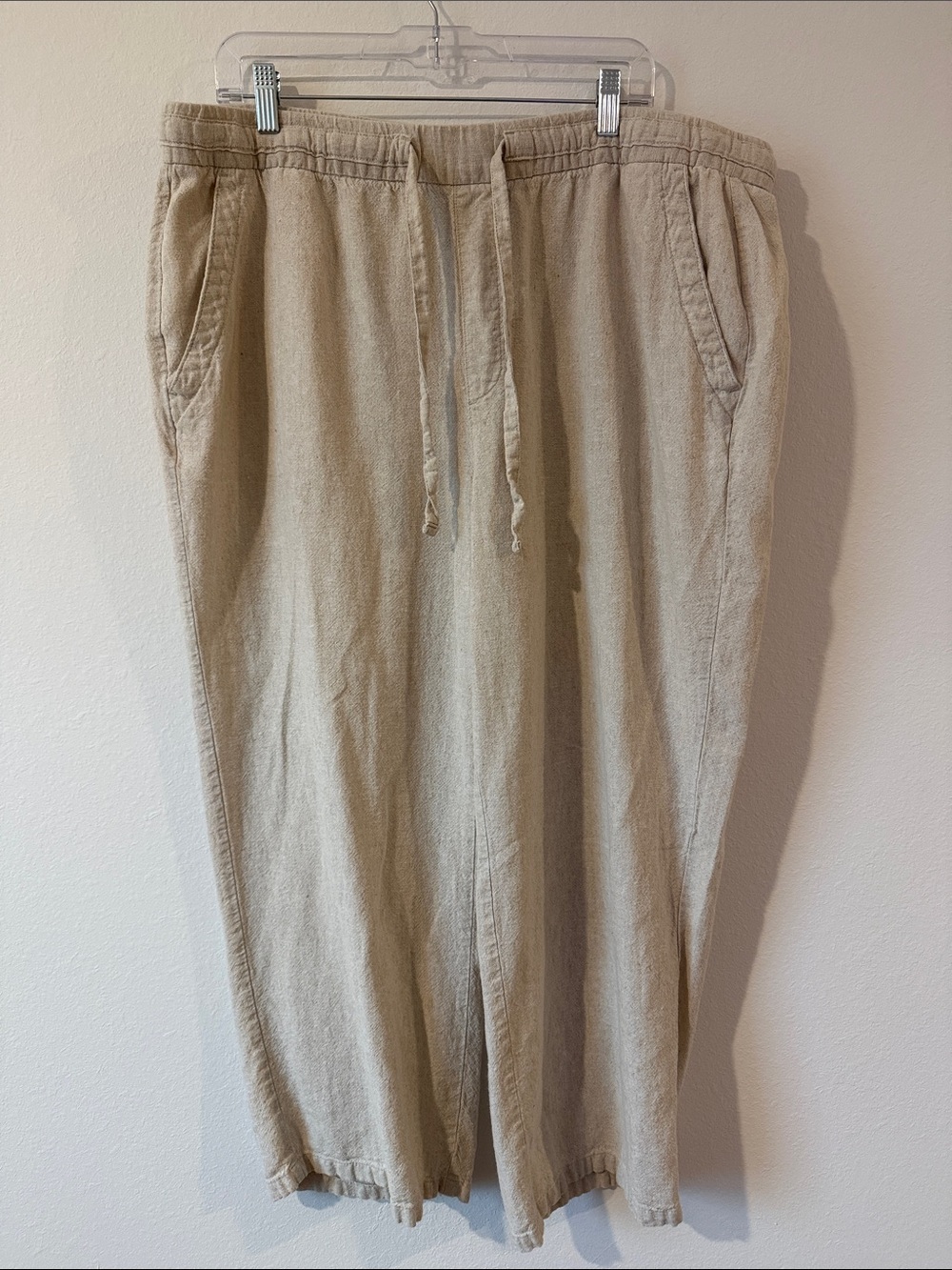 Old navy linen mix pants XL